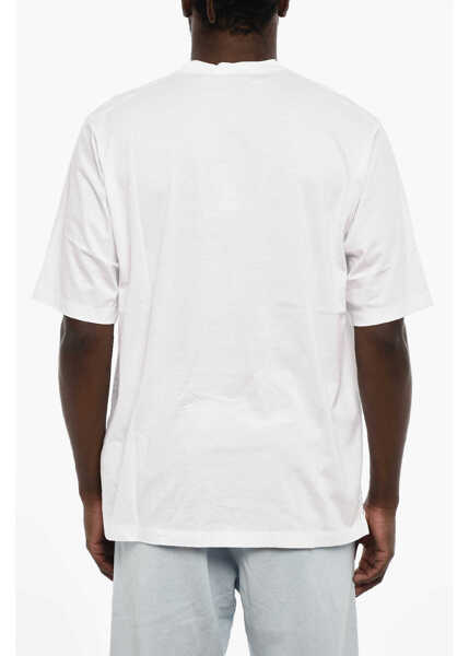 Tricouri DSQUARED2 Frontal Printed Crew-Neck T-Shirt White Barbati (BM 18014587) 2