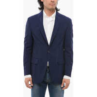 Sacouri CORNELIANI Cc Collection Half-Lined Reset Wool Blend Blazer