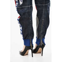 Pantaloni casual DSQUARED2 Dama - Pantaloni casual DSQUARED2 Baggy Fit Paches Pants With Embossed Details Multicolor Femei (BM 18015151) - B-mall.ro