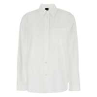 Camasi White Shirt With Classic Collar And Chest Pocket In Cotton Woman Femei