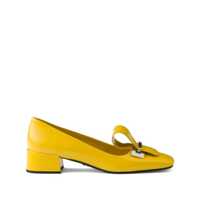 Pantofi cu toc Prada 35Mm Brushed-Leather Pumps Femei