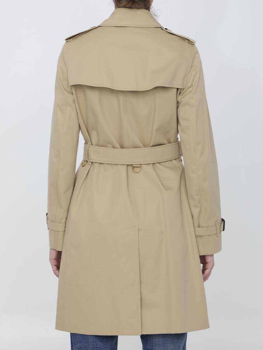Paltoane Burberry Heritage Kensington Trench Coat YELLOW Femei (BM 18017112) 4