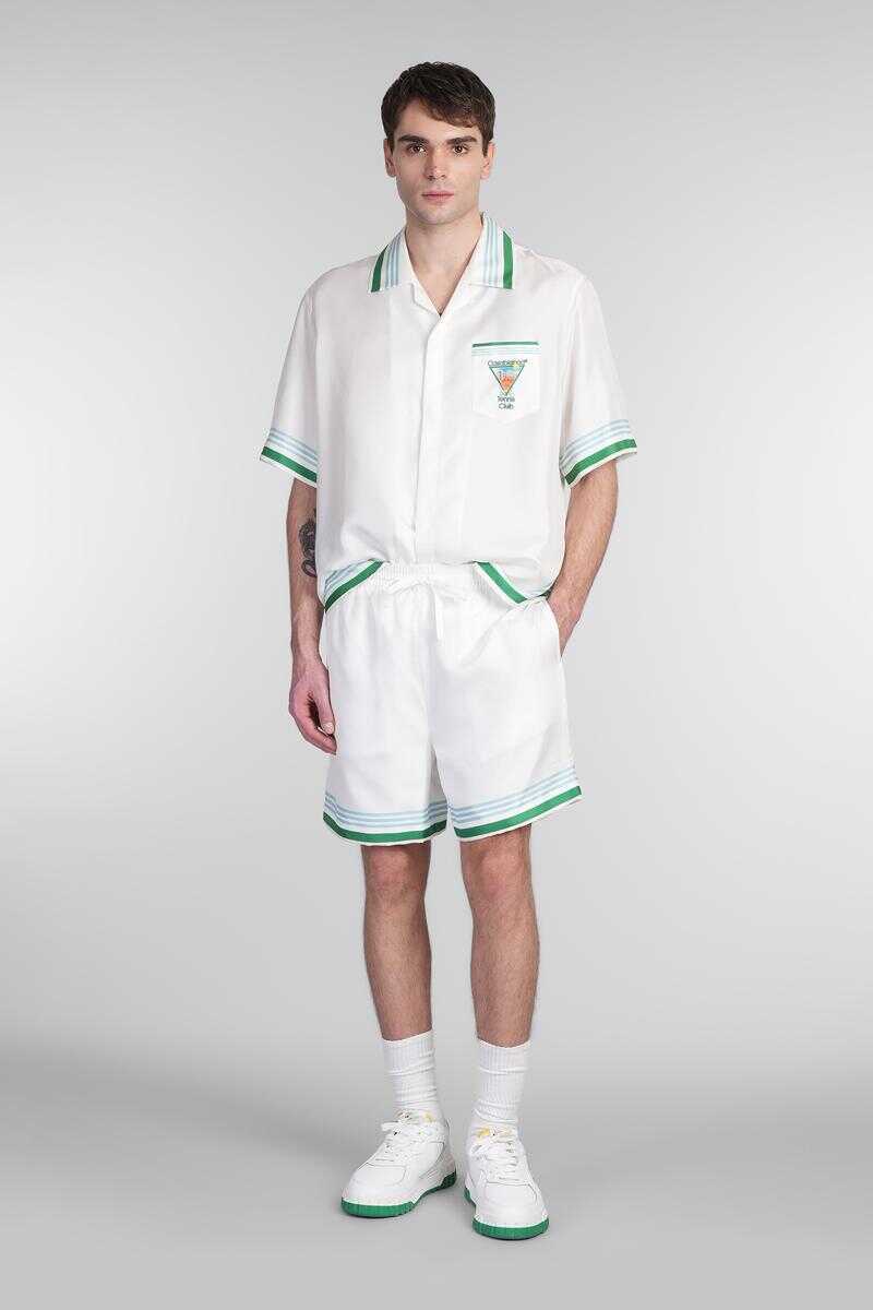 Pantaloni Casablanca Casablanca Shorts WHITE Barbati (BM 18017142) 2