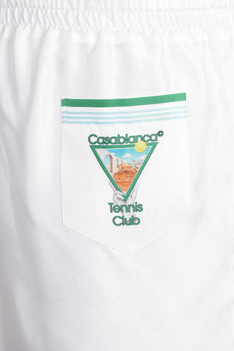 Pantaloni Casablanca Casablanca Shorts WHITE Barbati (BM 18017142) 5