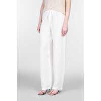 Pantaloni casual 120% LINO Dama - Pantaloni casual 120 LINO 120 Lino Pants Beige Femei (BM 18017322) - B-mall.ro