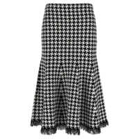 Fuste Alexander McQueen Houndstooth Skirt Femei