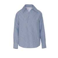 Bluze Bottega Veneta Cotton And Linen Blouse Femei