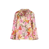Camasi 'S Max Mara Alan Printed Silk Shirt Femei