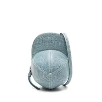Genti de umar 'Cap' Blue Crossbody Bag With Single Shoulder Strap And Logo Lettering On The Rear In Leather Man Barbati