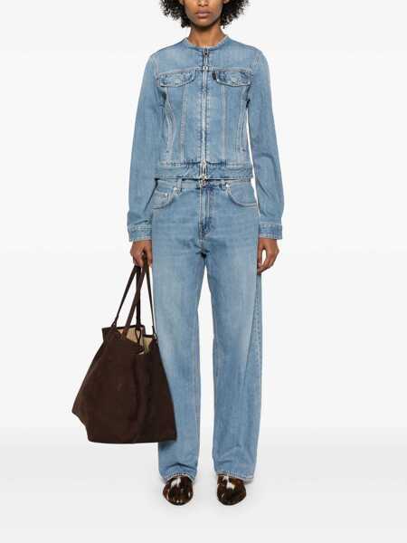 Blugi HAIKURE Blue Jeans With Five Pocket Design And Logo Patch On The Back In Denim Woman BLUE Femei (BM 18021708) 2