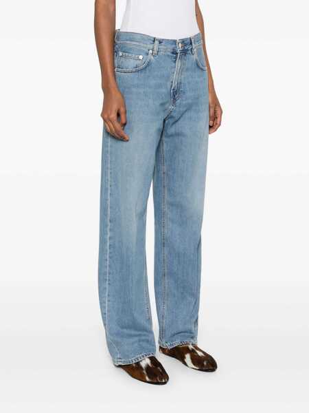 Blugi HAIKURE Blue Jeans With Five Pocket Design And Logo Patch On The Back In Denim Woman BLUE Femei (BM 18021708) 3