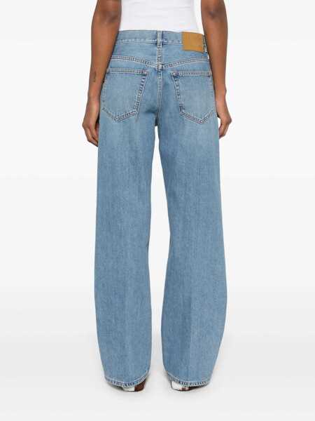 Blugi HAIKURE Blue Jeans With Five Pocket Design And Logo Patch On The Back In Denim Woman BLUE Femei (BM 18021708) 4