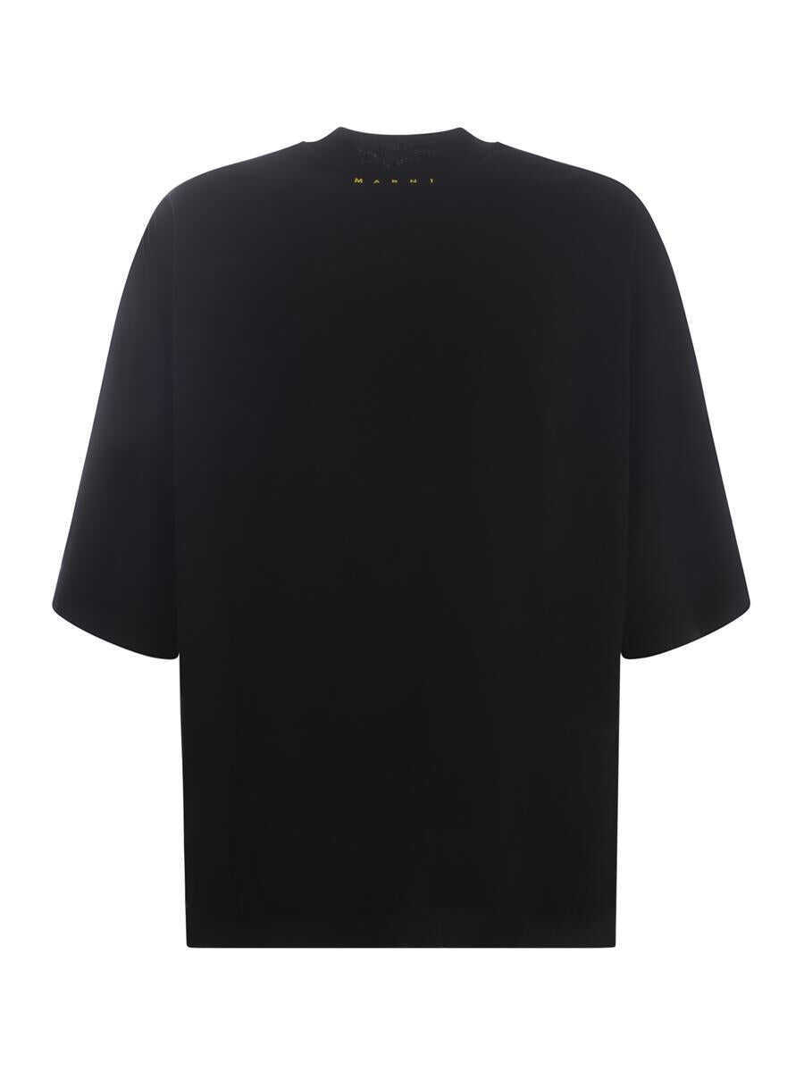 Tricouri Marni Marni T-Shirt Black Barbati (BM 18021711) 3