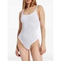 Imbracaminte HUNZA G Dama - Costume de baie HUNZA G Camille White Swimsuit With Twisted Shoulder Straps And Open Rear In Tech Fabric Woman WHITE Femei (BM 18023604) - B-mall.ro