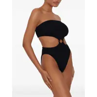 Imbracaminte HUNZA G Dama - Costume de baie HUNZA G Jerry Black Sleeveless Swimsuit With Tonal Loop In Tech Fabric Woman Black Femei (BM 18023682) - B-mall.ro