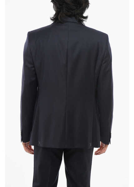 Sacouri CORNELIANI Cc Collection Virgin Wool Refined Blazer Blue Barbati (BM 18024664) 2