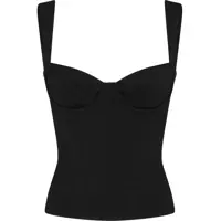 Bluze Bustier Top With Zip Femei