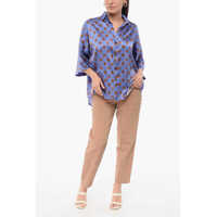Imbracaminte STEPHAN JANSON Dama - Camasi casual STEPHAN JANSON Dotted Silk Shirt Light Blue Femei (BM 18024676) - B-mall.ro