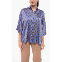 Camasi casual Dotted Silk Shirt Femei