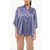 STEPHAN JANSON Dotted Silk Shirt Light Blue