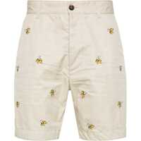 Pantaloni scurti All-Over Embroidered Cotton Twill Cargo Shorts Barbati