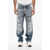 DSQUARED2 Baggy Fit Regular Waist Distressed Jeans Blue