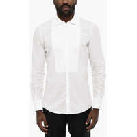 Camasi elegante Poplin Cotton Shirt With Spread Collar Barbati
