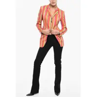 Imbracaminte Dama pagina 393 - Sacouri DSQUARED2 Striped Blazer With Cut Out Detail Multicolor Femei (BM 18024826) - B-mall.ro
