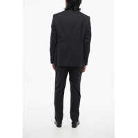 Costume CORNELIANI pentru Barbati - Costume CORNELIANI Cc Collection Virgin Wool Right Suit With Notch Lapel Blue Barbati (BM 18024832) - B-mall.ro
