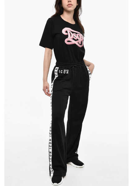 Pantaloni de trening DSQUARED2 3 Pockets Joggers With Side Logoed Bands Black Femei (BM 18024838) 4