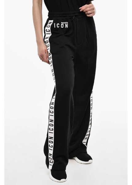 Pantaloni de trening DSQUARED2 3 Pockets Joggers With Side Logoed Bands Black Femei (BM 18024838) 1