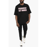 Imbracaminte DSQUARED2 pentru Barbati pagina 21 - Tricouri DSQUARED2 Cotton Crew-Neck T-Shirt With Print Black Barbati (BM 18024847) - B-mall.ro