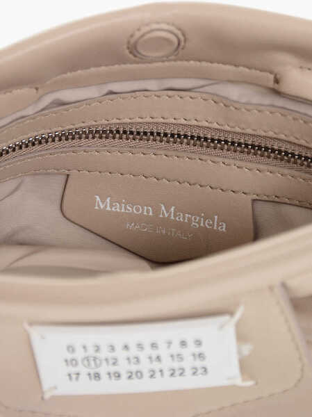 Genti tip postas Maison Margiela Mm11 Quilted Leather Glam Slam Crossbody Bag With Magnetic C Pink Femei (BM 18024898) 4