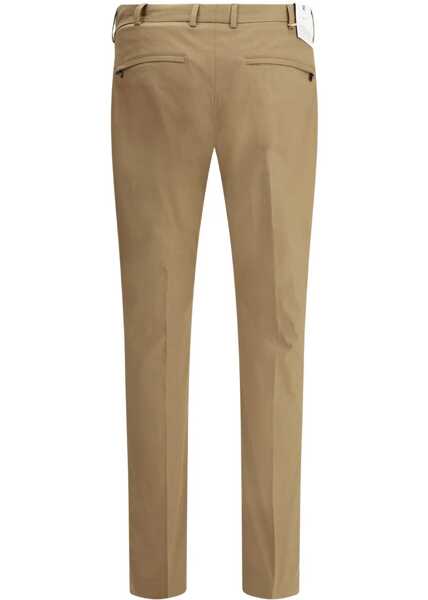 Pantaloni casual PT TORINO Cotton Pants NOCCIOLA Barbati (BM 18025021) 2