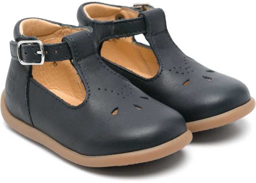 Sandale fara toc POM DAPI Stand-Up Sandals Salome Nappa BLUE Fete (BM 18025102) 1