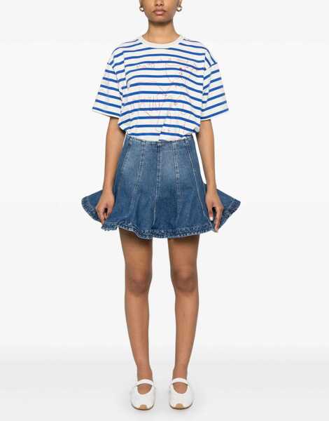 Fuste casual MSGM Denim Skirt DENIM Femei (BM 18025117) 2