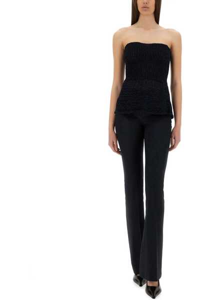 Pantaloni casual PT TORINO Pants Elsa BLUE Femei (BM 18025135) 2