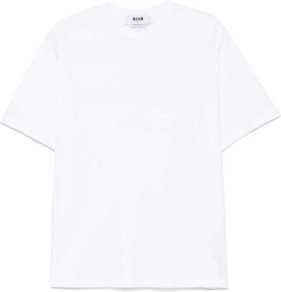 Tricouri MSGM T-Shirt With Print WHITE Femei (BM 18025165) 1