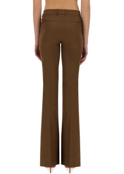 Pantaloni casual PT TORINO Pants Elsa BROWN Femei (BM 18025177) 3