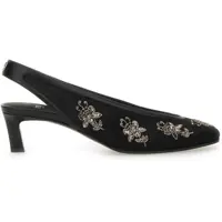 Pantofi cu toc Slingback With Embroidery Femei