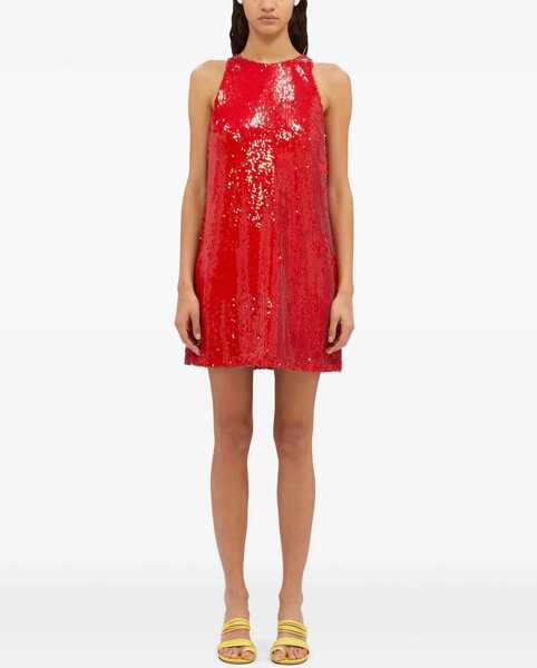 Rochii casual MSGM Sequined Dress RED Femei (BM 18025216) 2