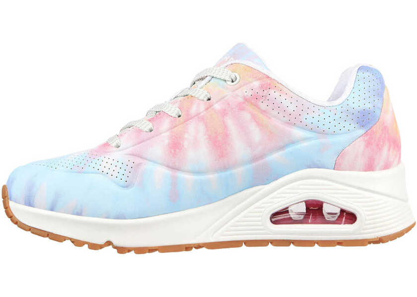 Sneakers SKECHERS Uno-Hyped Hippie White Multi Multicolor/White Femei (BM 18025270) 3