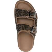 Incaltaminte Fendi pentru Barbati - Sandale Fendi FF Sandals TABACCO NEROSAND Barbati (BM 18025414) - B-mall.ro