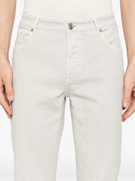 Blugi Brunello Cucinelli Jeans with turn-up hem JUTA Barbati (BM 18025447) 5