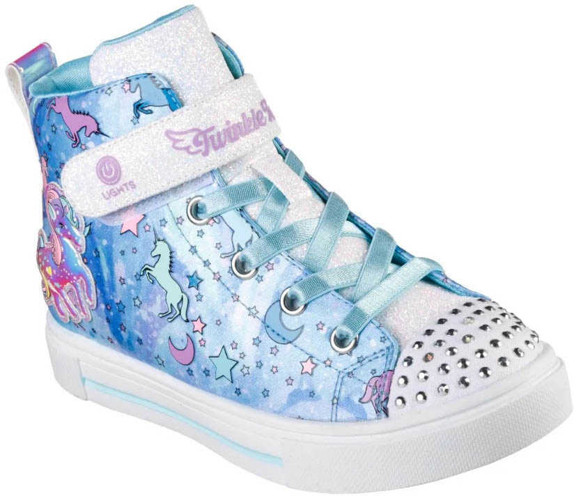 Sneakers SKECHERS S Lights Twinkle Sparks Unicorn Blue/Multi Blue/Multicolor Fete (BM 18025783) 1
