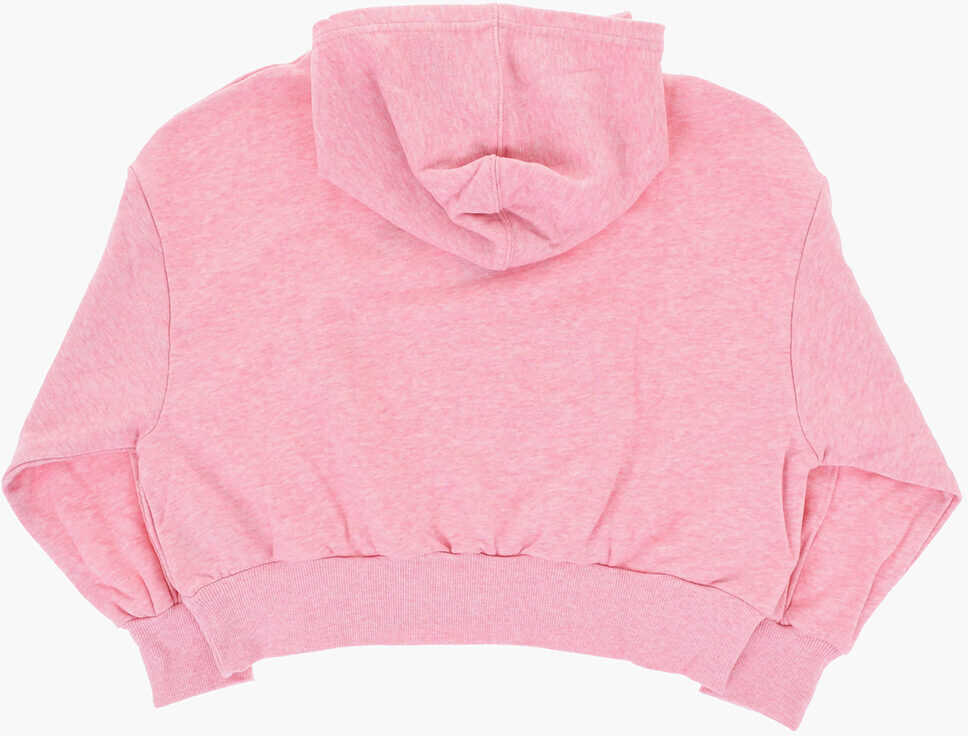 Bluze de trening Converse All Star Chuck Taylor Brushed Cotton Hoodie With Printed Log Pink Baieti (BM 18025951) 3