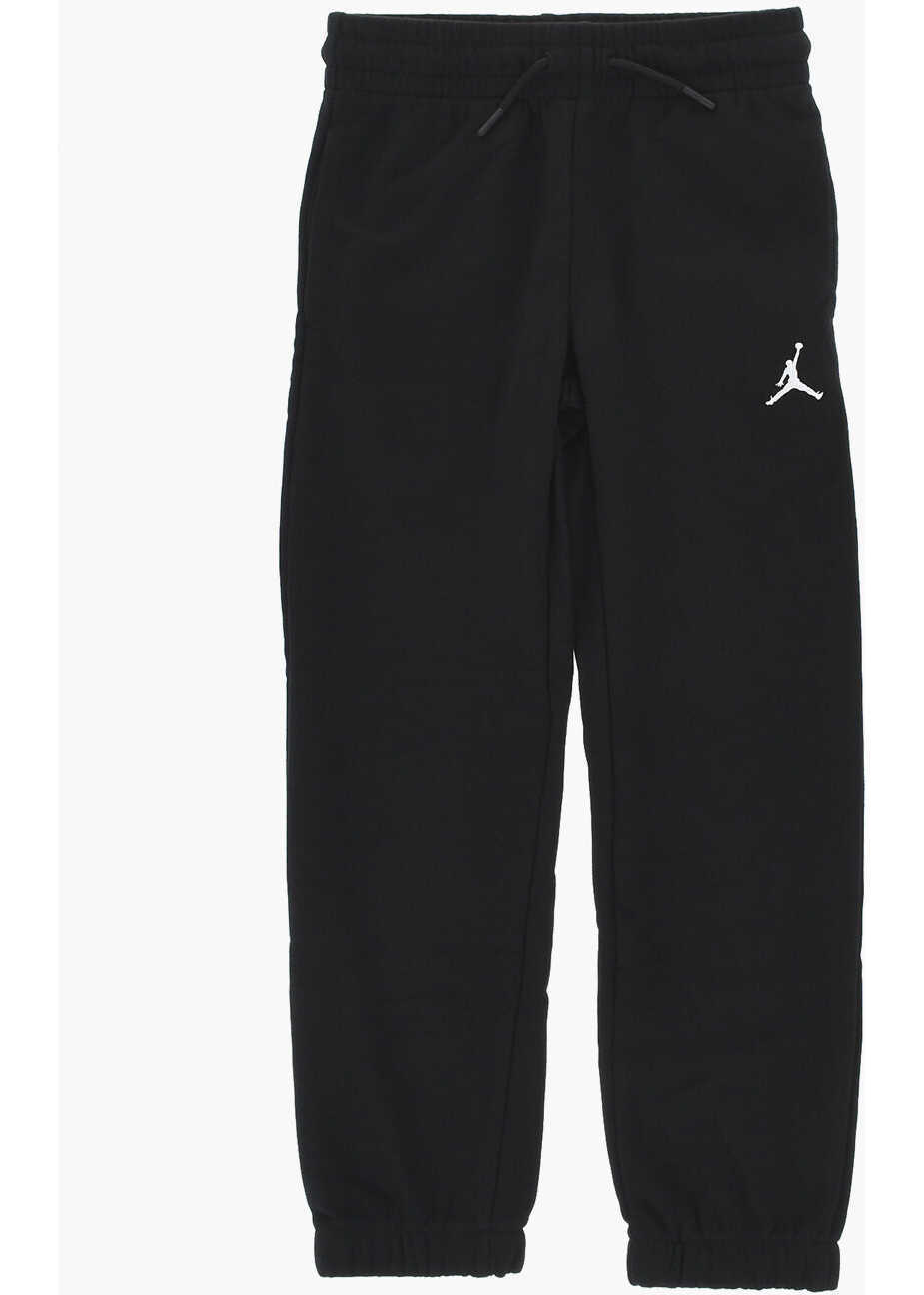 Pantaloni de trening Nike Air Jordan Solid Color Brooklyn Joggers With Drawstring Wais Black Baieti (BM 18025957) 1