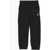 Nike Air Jordan Solid Color Brooklyn Joggers With Drawstring Wais Black