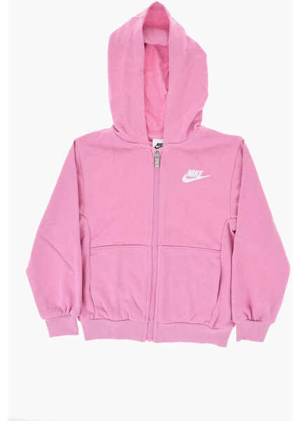 Pantaloni de trening Nike Solid Color Joggers And Full Zip Sweatshirt Set With Contras Pink Baieti (BM 18025963) 2