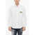 DSQUARED2 Cotton Poplin Shirt With Print Breast Pocket White